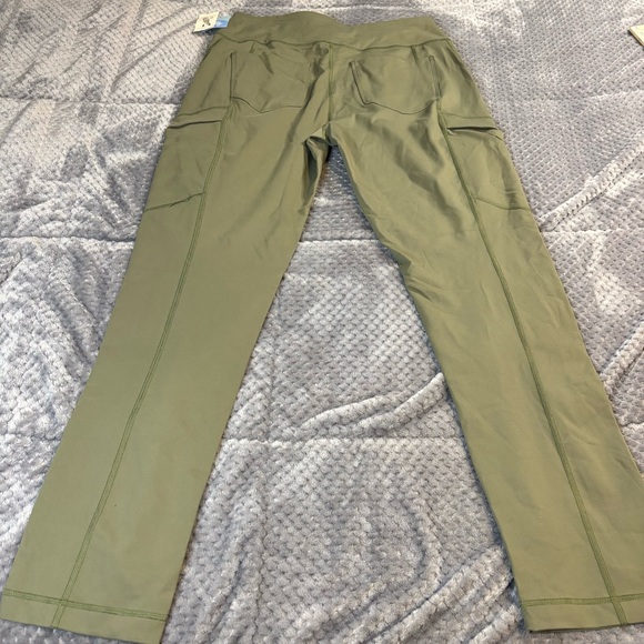 Duluth Trading Co Olive Green Leggings M/31 - Picture 6 of 7